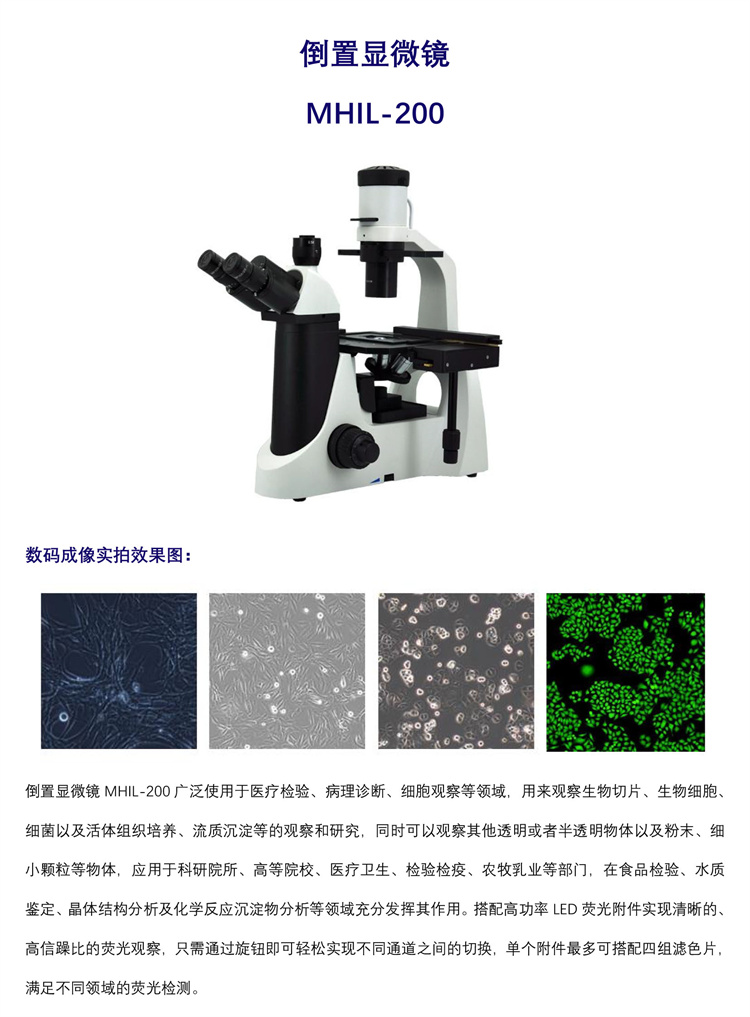 倒置显微镜价格,生物倒置显微镜,倒置显微镜细胞形态,广州明慧