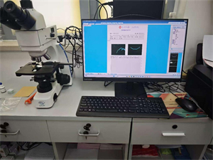 真菌荧光显微镜UB203i-FL搭配显微镜相机MHD500-2走进河南某知名医院1